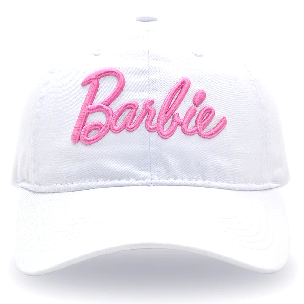 New Kawaii Barbie Letters Embroidered Baseball Cap Anime Cartoon Fashion Summer Adjustable Sun Caps Outdoor Casual Peaked Hat